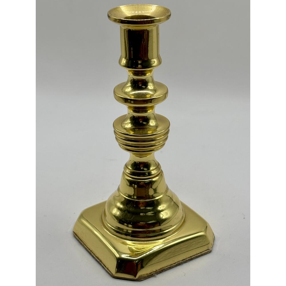 Vintage Small (4.25 in) Baldwin Brass Candlestick